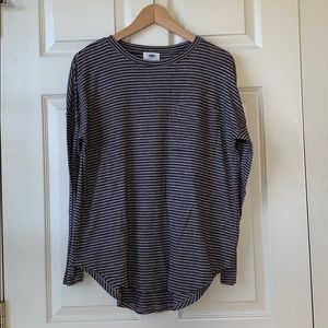 Old Navy Oversized Striped Long Sleeve